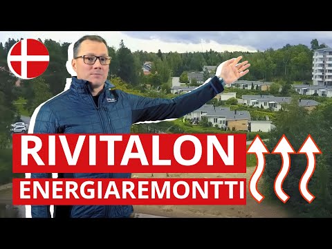 Suorasähkölämmitteisen rivitalon energiaremontti ja viilennys Nilanilla.